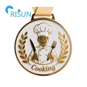 Médaille de cuisine personnalisée en fonte, chapeau de chef pâtissier, prix, médaillon, trophée de cuisine, médailles de récompense - Product Image 5