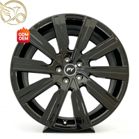 Jantes en alliage coulé PY Brand Gravity Cast 20 5x100 5 branches Hyper Silver, certifiées DOT, agréées UE, compatibles CUV