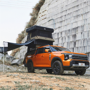 Tente de lit de camionnette de taille familiale Camping en plein air tente de toit télécommandée électrique <span class=keywords><strong>4X4</strong></span> tout-terrain pour 2-3 personnes avec échelle - Product Image 1
