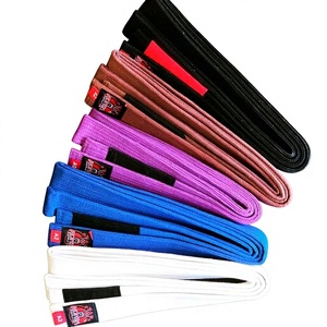 Cinturón de Jiu Jitsu Brasileño de Algodón de Alta Calidad con Logotipo Personalizado, Cinturón de Tejido de Perlas para Entrenamiento y Competición de Jiu Jitsu - Product Image 1