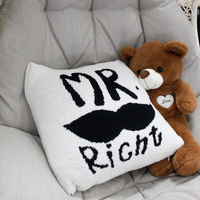 Oreiller personnalisé cojin coussin de sol canapé de luxe décoration de la maison couple coussins pour dormir confortable