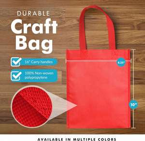 Bolsas de Regalo Reutilizables Lisas y Gruesas con Asas, Ideales como Bolsas de Regalo para Fiestas o Bolsas de Halloween - Product Image 2