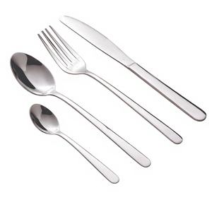 Juego de Cubiertos Prince de 24 Piezas, Moderno, de Acero Inoxidable Plateado, con Acabado Pulido Espejo, Agarre Ergonómico y Sostenible - Product Image 1