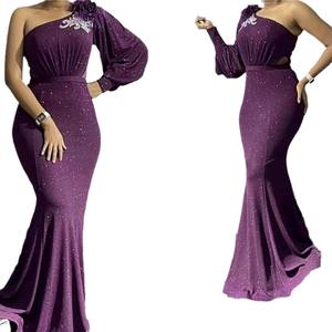 Nuovo arrivo <span class=keywords><strong>abito</strong></span> da sera lungo monospalla <span class=keywords><strong>per</strong></span> donne africane <span class=keywords><strong>abito</strong></span> da damigella d'onore del nuovo anno abbigliamento Casual - Product Image 5