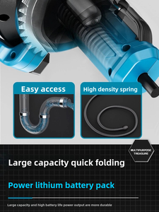 Pin Lithium xách tay điện cống <span class=keywords><strong>s</strong></span>ạch hơn makitas cho nhà bếp phòng tắm cống <span class=keywords><strong>s</strong></span>àn hộ gia đình làm tắc nghẽn Remover Công cụ thể loại - Product Image 3