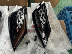 Rejilla de Parachoques de Repuesto Modificada para Seat <span class=keywords><strong>Leon</strong></span> 2018 2019 <span class=keywords><strong>CUPRA</strong></span> R, Rejilla Delantera, Carcasa de Faros Antiniebla, Modificación Premium - Product Image 4