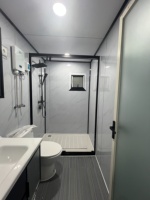 Maison conteneur pliable extensible de 20 pieds, préfabriquée, avec cuisine et salle de bain, résistante au froid, pour usage agricole et bureautique