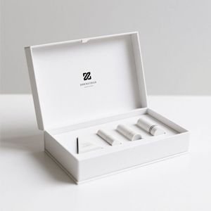 Boîte d'emballage cadeau de luxe personnalisée avec couvercle rigide et base pour boîte de soins de la peau/boîte d'emballage de parfum - Product Image 3