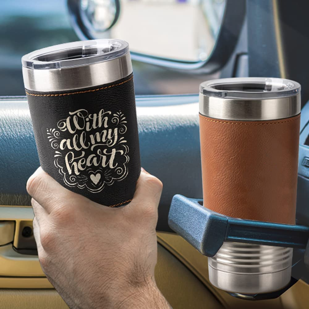 Onebttl 20oz Stainless Steel Tumbler – Veteran Gift For Grandpa, Vacuum Insulated, No Sweat Design - View #3