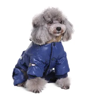 Kleding Voor Huisdieren Warme Winter Hondenkleding Winddichte Hondenkleding Katoenen Gewatteerde Jas Luxe Honden Winterkleding