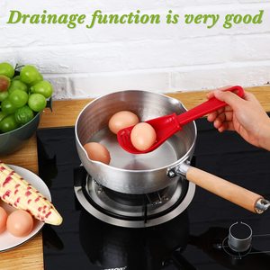 2 Pieces Mashed Drain <b>Colander</b> Grinding Ginger Garlic Spoon Kitchen Multi Functional Grinding Cooking Spoon - Product Image 6