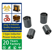 Inducteur radial à noyau de ferrite personnalisé avec insert traversant, inducteur de puissance blindé de type tambour