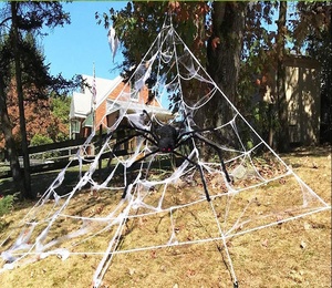Decoraciones de Halloween, Telaraña, Hilo de Araña, Barra de Algodón, Accesorios de Decoración para el Hogar - Product Image 6