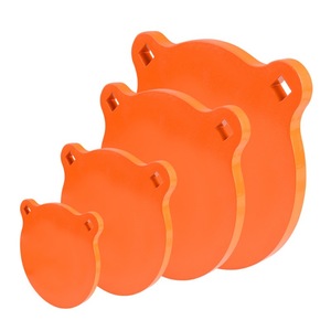 Cible <span class=keywords><strong>de</strong></span> <span class=keywords><strong>tir</strong></span> ronde en acier AR500 haute dureté avec trous <span class=keywords><strong>de</strong></span> suspension pré-percés – Accessoire durable en métal pour l'entraînement extérieur à long terme - Product Image 5