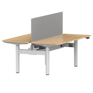 أثاث مكتبي عصري ذكي 4 أرجل وجه إلى وجه مكتب مكتب كهربائي ارتفاع قابل للتعديل مكتب قائم - Product Image 2