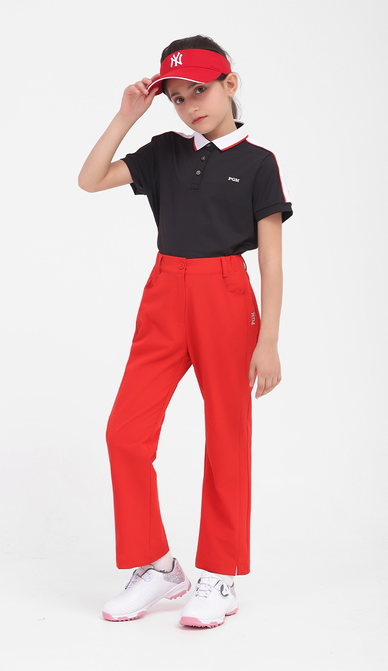 PGM KUZ100 oem quick dry leisure girl golf pants polyester wide leg