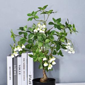 กระถางพลาสติกสีเขียว<span class=keywords><strong>ป</strong></span>ระดิษฐ์<span class=keywords><strong>ต้น</strong></span>ไม้ Ficus lyrata สำหรับตกแต่งภูมิทัศน์ในร่ม - Product Image 1