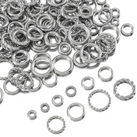 Connecteurs à boucle fermée de type câble en acier inoxydable 304 et or 18 carats, anneaux de jonction pour accessoires de bijoux DIY (bracelets, colliers) Yiwu