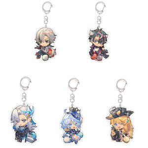 Porte-clés en acrylique Genshin Impact Furina Arlecchino, breloques suspendues, décorations de sac, merchandising de jeu et d'anime, cadeau pour les fêtes et les événements - Product Image 6