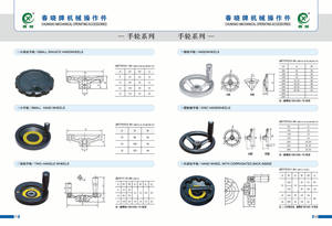 גלגל יד עם חישורים מברזל יצוק איכותי עם ידית - Product Image 6