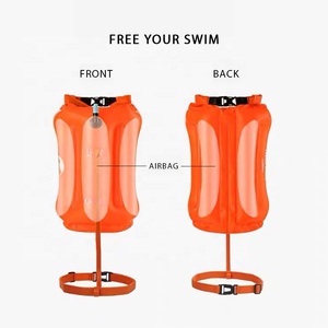 La nueva ola de triatlón 190T de nylon de pvc natación seguridad mochila bolsa seca boyas flotador inflable bolsas <span class=keywords><strong>nadar</strong></span> <span class=keywords><strong>boya</strong></span> - Product Image 5