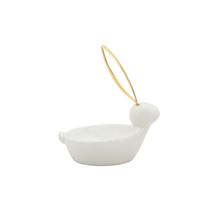 Portagioie in Ceramica a Forma di Coniglio, Vassoio Decorativo Moderno per Camera da Letto e Appartamento - Product Image 4