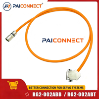 Kabel Feedback Encoder RG2-002ABB, Kabel Motor Servo Terlindung Fleksibel Tinggi, Kompatibel dengan Bosch Rexroth