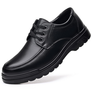 Zapatos de Vestir de Cuero para Hombre, de Piel de Vacuno de Primera Calidad, Tacón Bajo, Transpirables, Casuales de Oficina - Product Image 4