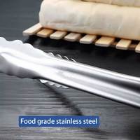 Penjepit Makanan Stainless Steel Berwarna Tahan Panas Anti Selip untuk Prasmanan BBQ Katering Penyajian Dapur