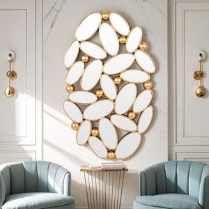 Specchio da <span class=keywords><strong>Ingresso</strong></span> Moderno e Semplice, Specchio Combinato per Corridoio, Specchio Decorativo - Product Image 2