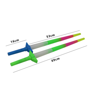 Ventes chaudes en gros, gros bâtons lumineux rétractables, fournitures de fête en vrac, jouet lumineux, bâton lumineux LED à quatre sections - Product Image 6
