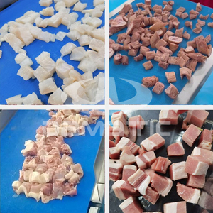 Máquina Rebanadora Automática de Carne Cocida, Rebanadora de Carne Comercial de Acero Inoxidable para Carpa <span class=keywords><strong>Negra</strong></span>, Salmón, Cerdo, Jamón, Tocino - Product Image 4