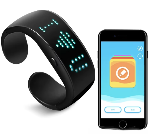 Smart App Programmable Led Display Bracelet DIY Message Magic Led Wrist Band Bracelet