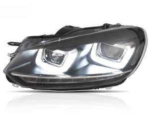 VLAND LED Headlamp Assembly for Golf 6 MK6 2010-2014 Sequential Front Headlights - Product Image 1