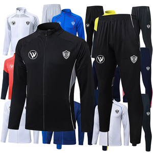 LOGO Marke Winter Fußballjacke Sportbekleidung Reißverschluss Fußballjacke für Erwachsene und Kinder Großhandel 2526 - Product Image 4