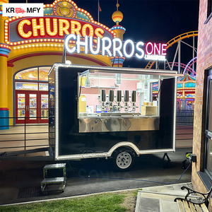 Remolque Cuadrado Certificado por CE DOT, Chasis de Acero Inoxidable y Fibra de Vidrio, para Helados, Hot Dogs, Comida Rápida y Snacks - Product Image 5