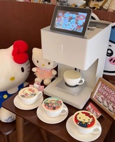 Printer wajah kopi Selfie profesional SUS Body, Mesin kopi bercetak Latte kopi foto makanan Platform Multi sistem