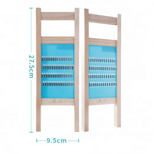 قطاعة خضروات ومقطعة شرائح للبصل والبطاطس بسمك 1.5 مم، أداة مطبخ احترافية من الخشب الصلب - Product Image 1