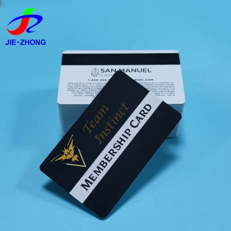 Factory Custom Printing Cr80 Magnetic Stripe Membership Loyalty Card Vip Member Plastic PVC Cards