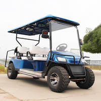 Voiturettes de golf électriques 4WD haute performance chinoises 2-6 places Buggy voitures vente rue juridique batterie au Lithium importation chariot de golf levé