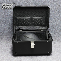 Borske moto coffre arrière bagages serrure supérieure mallette de rangement 60L grande taille PP plastique moto queue boîte