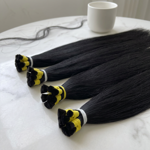 One Donor Raw Vietnamese Baby Bulk Hair <b>Extensions</b> 100% Virgin Human Hair <b>Extensions</b> <b>For</b> <b>Braiding</b> Premium Quality - Product Image 2