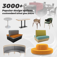 PU-Leder kabinen bestuhlung im Industries til für Restaurant-Edelstahl-Restaurant tische und-stühle Cafe Bench Furniture Sets