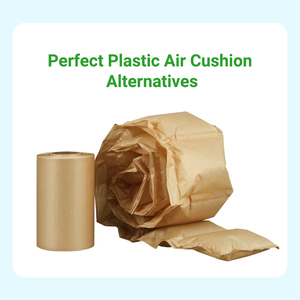 Coussin d'air gonflable compostable à domicile en papier, à base d'amidon, scellable, écologique, pour le remplissage de vide en e-commerce - Product Image 2