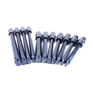 S2 Alloy Steel Socket Set 26Pcs Metric Hex <b>Torx</b> <b>Bits</b> Industrial Grade Press Wrench Sleeve M - Product Image 5