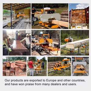 Scierie portative à moteur diesel, machine à scier le bois, scierie portative - Product Image 5