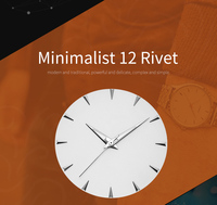 Jam Tangan Uniseks Minimalis Baja Aloi Kualitas Tinggi Belanja Langsung dari Cina MOQ Rendah Dua Nada Ultratipis