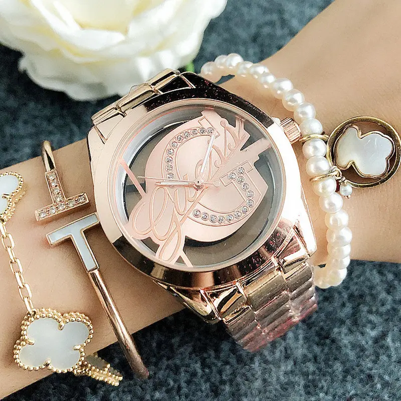 Hot sell china watch woman pulsera 925 original custom brand watch rose gold skeleton new style waterproof es amazon watch
