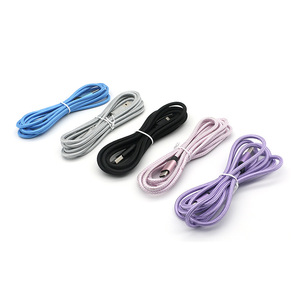 Lung Kay Usb Type <b>C</b> <b>Charging</b> Cable 1m Nylon Blue For Android Phones Data Transfer Fast <b>Charging</b> - Product Image 5