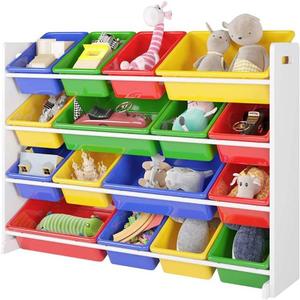 Étagère moderne en bois, organisateur <span class=keywords><strong>de</strong></span> jouets, armoire <span class=keywords><strong>de</strong></span> rangement pour enfants pour l'école, le salon, la chambre ou la maternelle, à usage domestique - Product Image 4